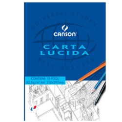 BLOCCO CARTA LUCIDA MANUALE 210x297mm 10FG 80GR CANSON