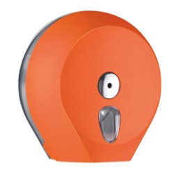 Dispenser carta igienica Midi Jumbo Ø23cm orange Soft Touch