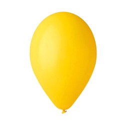 Busta 16 palloncini in lattice Ø30cm giallo Big Party