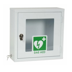 Visio teca per defibrillatore semiautomatico DEF040 colore bianco