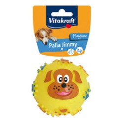 Palla Jimmy con fischietto per cani